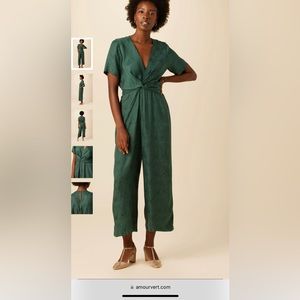 Armour Vert Washable Silk Jumpsuit